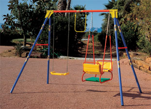 COLUMPIO DE HIERRO PARA JARDIN ASIENTO NORMAL Y BARCA.LL_3316. ENVIO GRATIS